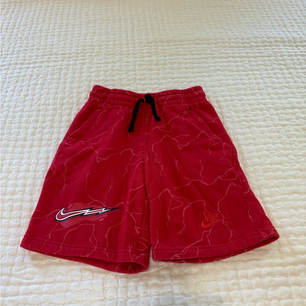 Kids Nike Red Athletic Shorts